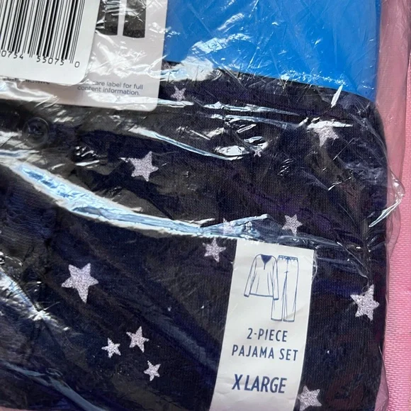Croft & Barrow Navy Starry Pajama Set - Picture 4 of 4